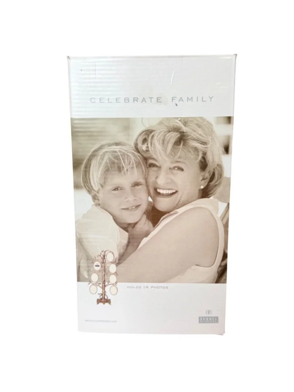 Burnes Boston Oval Family Photo Frame Pewter Tree Genealogy Tabletop Decor Gift